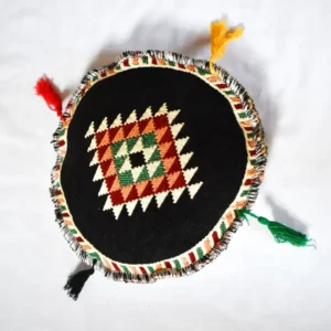 small pillow inspired by egyptian bedouin patterns