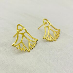 Lotus Drop Earrings